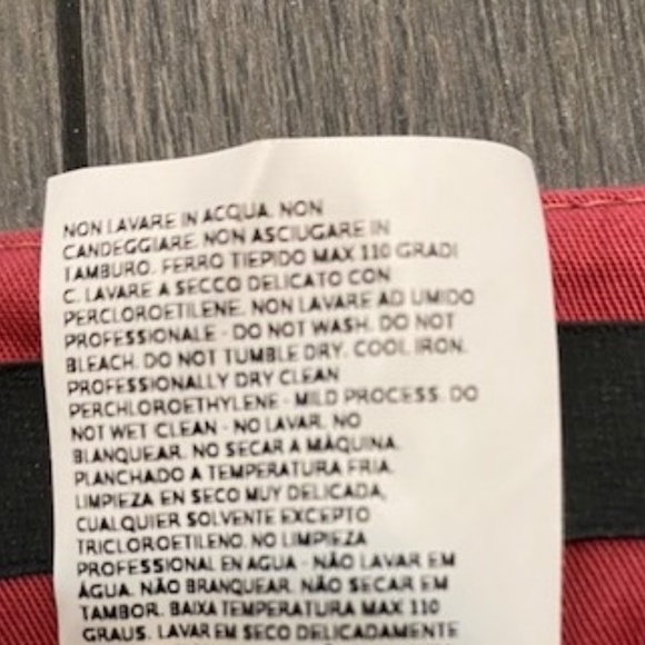 Weekend Max Mara Jedy Slim Cigarette Pink Wide Wale Corduroy Trousers Size 6 - Picture 8 of 9